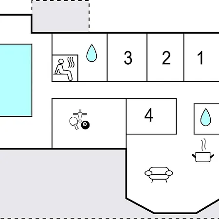 Vakantiehuis Amazing In Romo With Kitchen